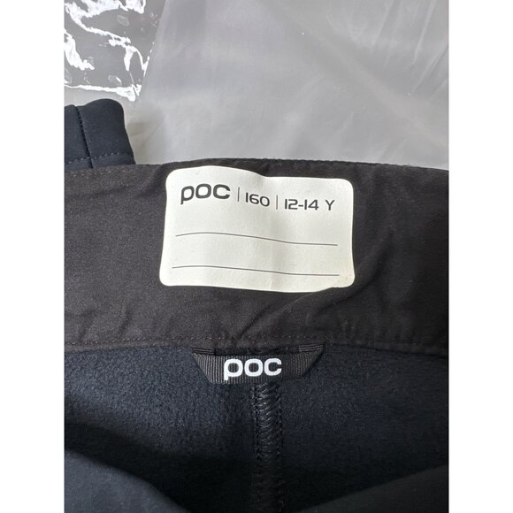 POC Junior 12-14 Y Cycling Race Shorts 160 Uranium Black - Picture 3 of 8